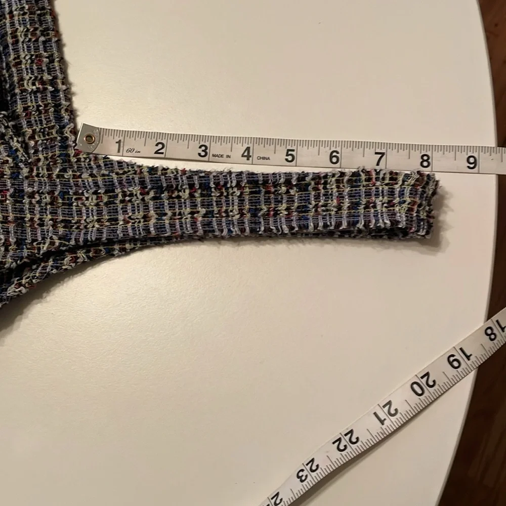 Free People‎ Multicolor Tweed Altered Dress See Measurements